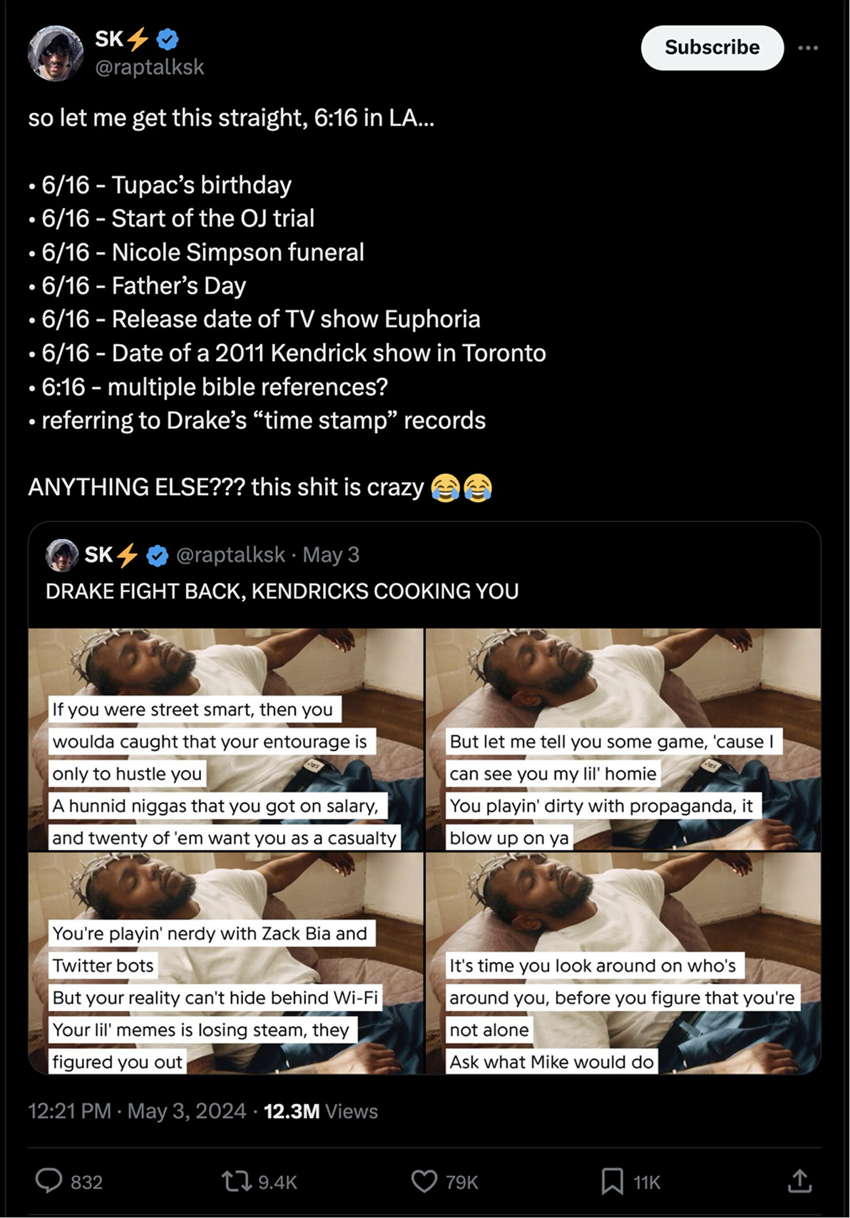 Especially within the realms of lyrically-dense or content-heavy pieces of media, it is easy to look past certain nuances. At the same time, any somewhat reasonable connection can spread like wildfire (even if grossly inaccurate). Love Kendrick but he surely did not have every of these meanings attached to just the name of the song...